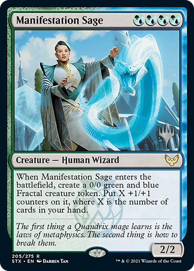 0205 Manifestation Sage R Promo Pack: Strixhaven