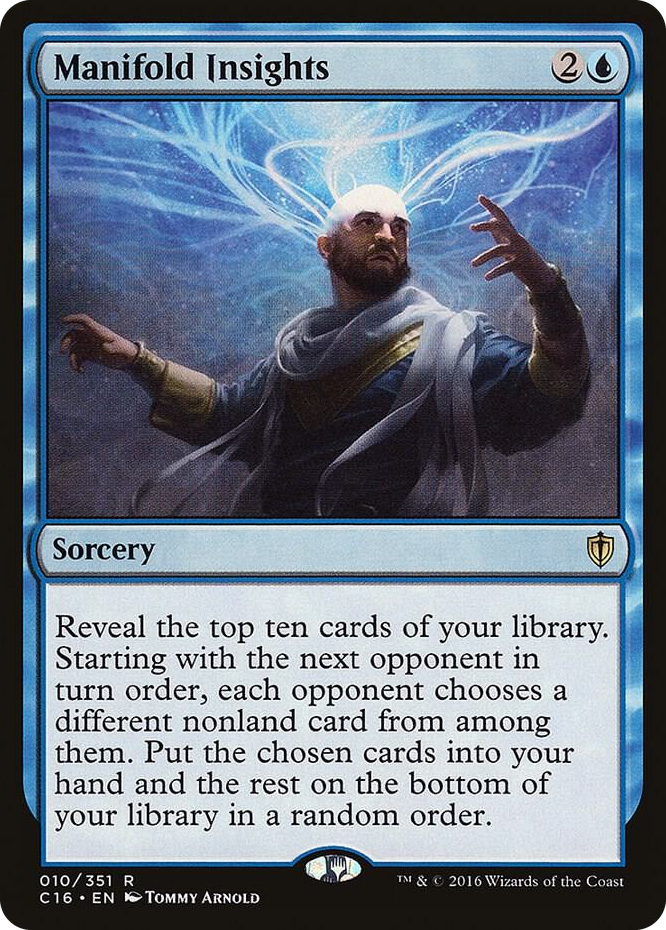 Manifold Insights #10 R - Commander 2016 Pokemon card