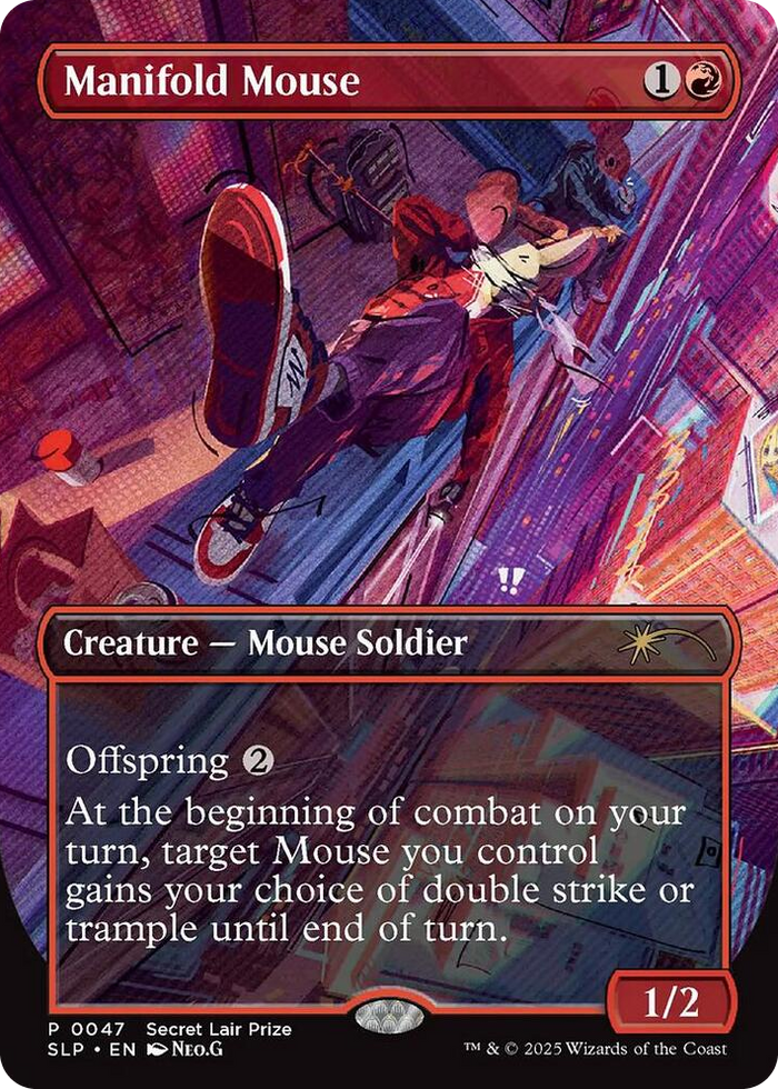 Manifold Mouse #47 P - Secret Lair Showdown Pokemon card