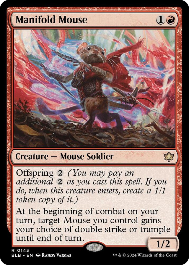 0143 Manifold Mouse R Bloomburrow