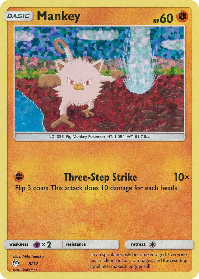 0008 Mankey Promo McDonald's Promos 2019