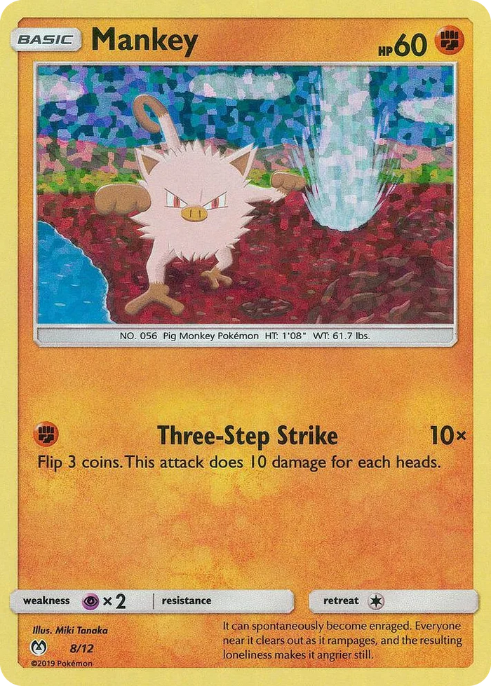 0008 Mankey Promo McDonald's Promos 2019