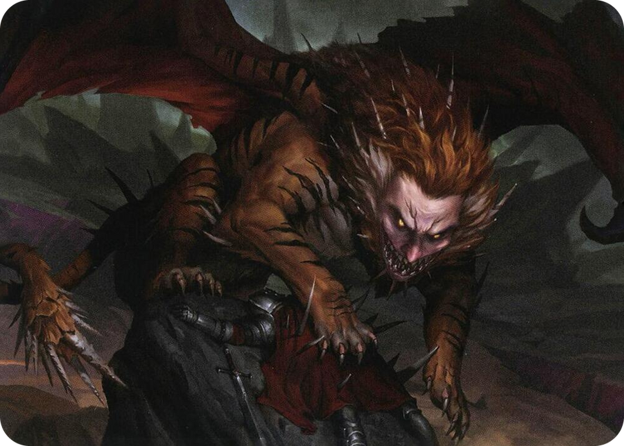 0006 Manticore Art Card S Art Series: Adventures in the Forgotten Realms