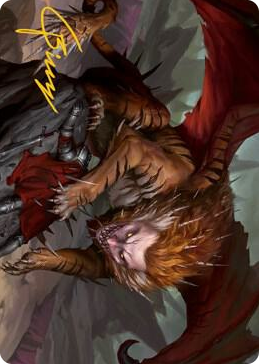 0006 Manticore Art Card (Gold-Stamped Signature) S Art Series: Adventures in the Forgotten Realms