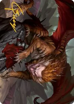 0006 Manticore Art Card (Gold-Stamped Signature) S Art Series: Adventures in the Forgotten Realms