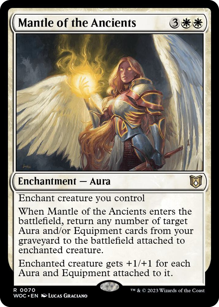 0070 Mantle of the Ancients R Commander: Wilds of Eldraine