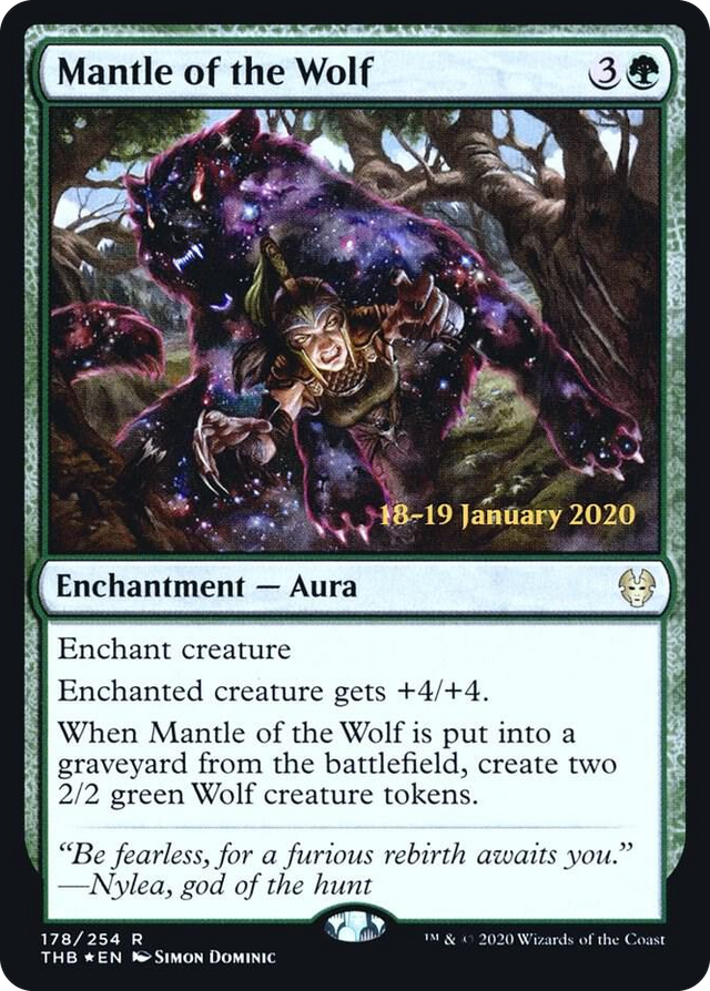 0178 Mantle of the Wolf R Prerelease Cards