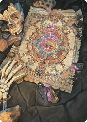0068 Map Token Art Card S Art Series: The Lost Caverns of Ixalan