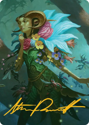 0024 Maralen, Fae Ascendant Art Card (Gold-Stamped Signature) S Art Series: Lorwyn Eclipsed