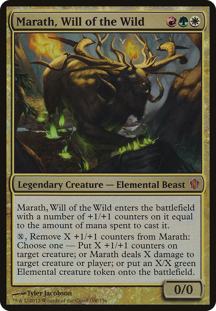 Marath, Will of the Wild (Commander 2013) #198 S - Oversize Cards Pokemon card