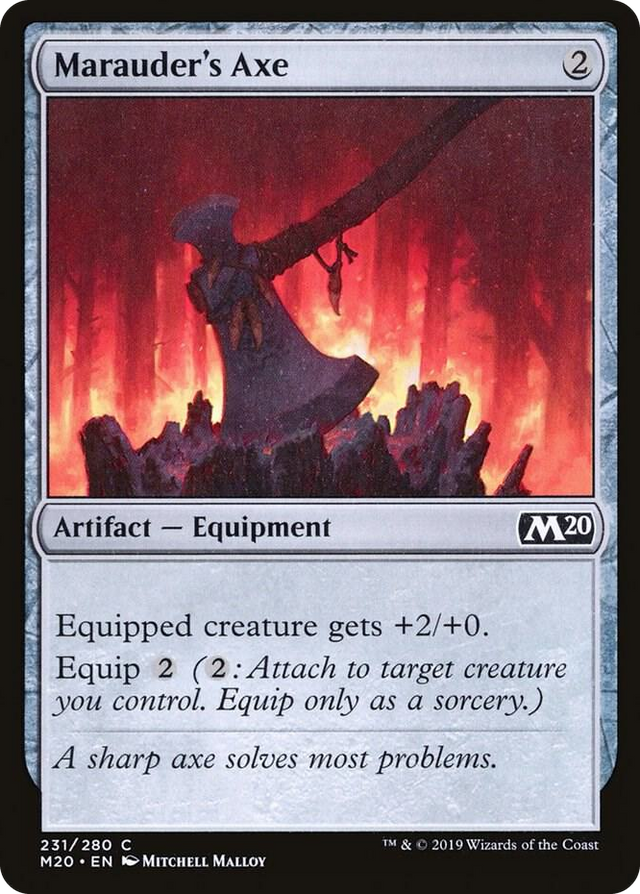 0231 Marauder's Axe C Core Set 2020