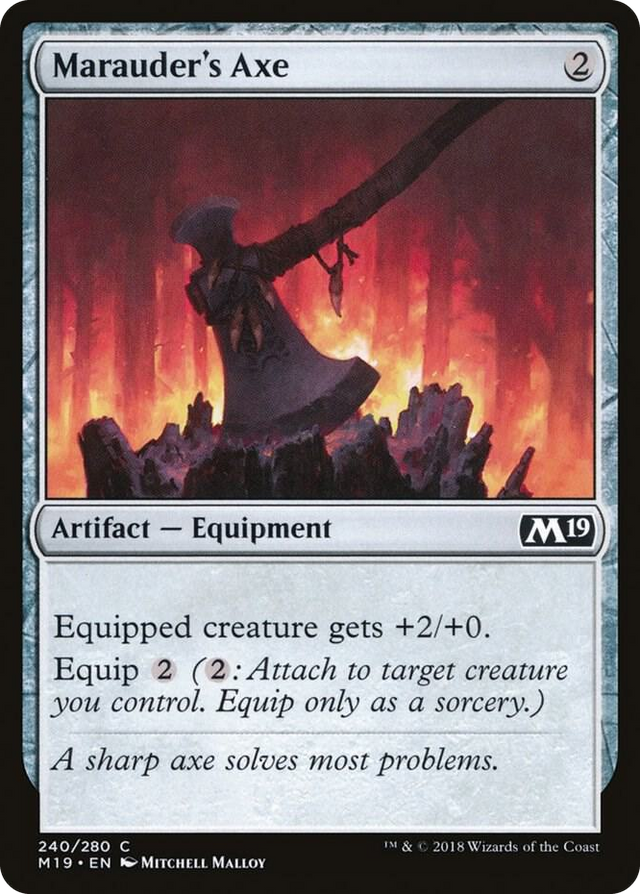 0240 Marauder's Axe C Core Set 2019
