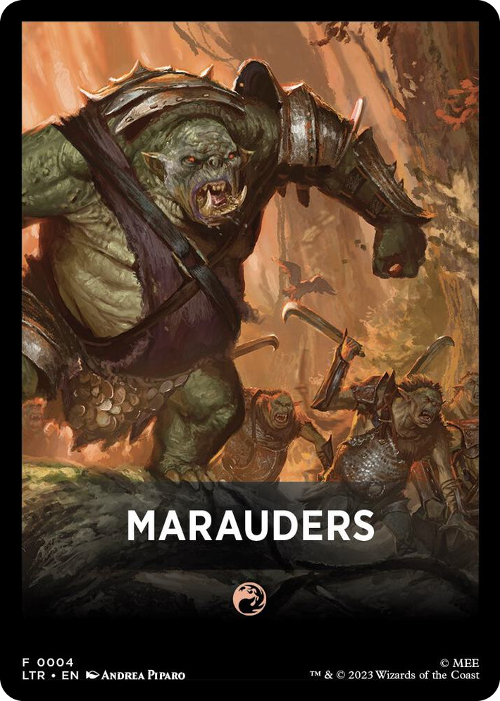 0004 Marauders Theme Card T Universes Beyond: The Lord of the Rings: Tales of Middle-earth