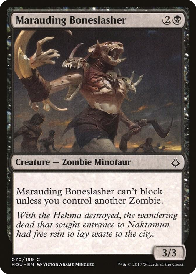 Marauding Boneslasher #70 C - Hour of Devastation Pokemon card