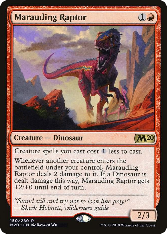 0150 Marauding Raptor R Core Set 2020