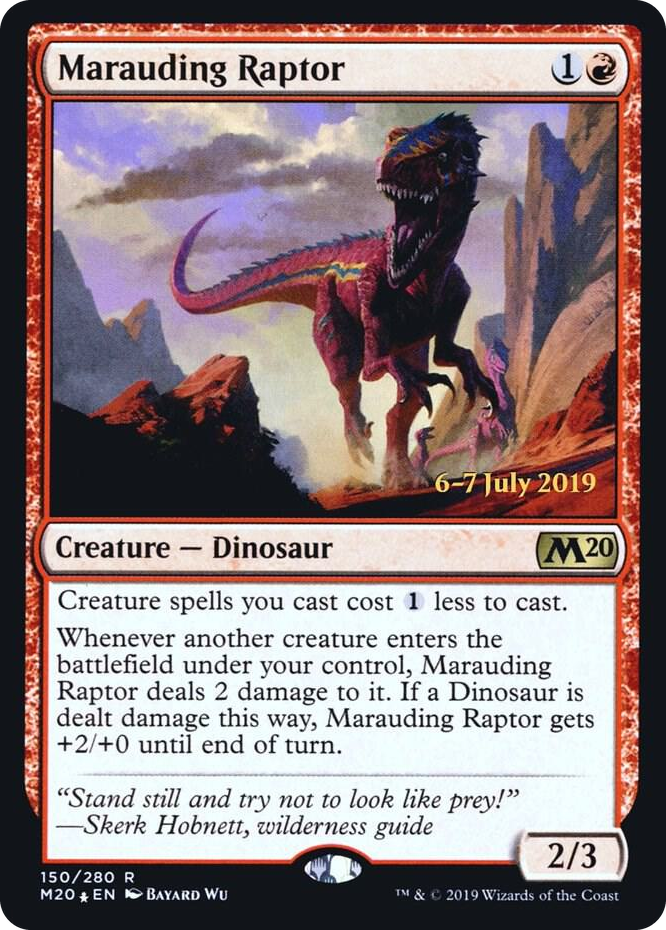 0150 Marauding Raptor R Prerelease Cards