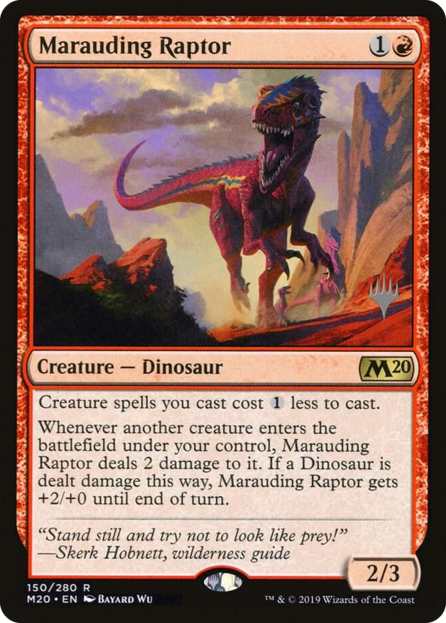0150 Marauding Raptor R Promo Pack: Core Set 2020