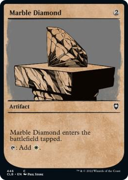 Marble Diamond (Showcase) #446 C - Commander Legends: Battle for Baldur's Gate Pokemon card