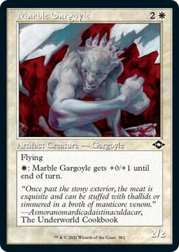 0382 Marble Gargoyle (Retro Frame) (Foil Etched) C Modern Horizons 2