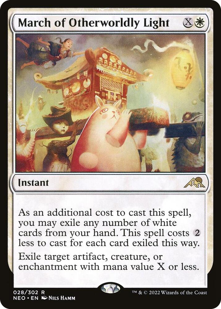 0028 March of Otherworldly Light R Kamigawa: Neon Dynasty
