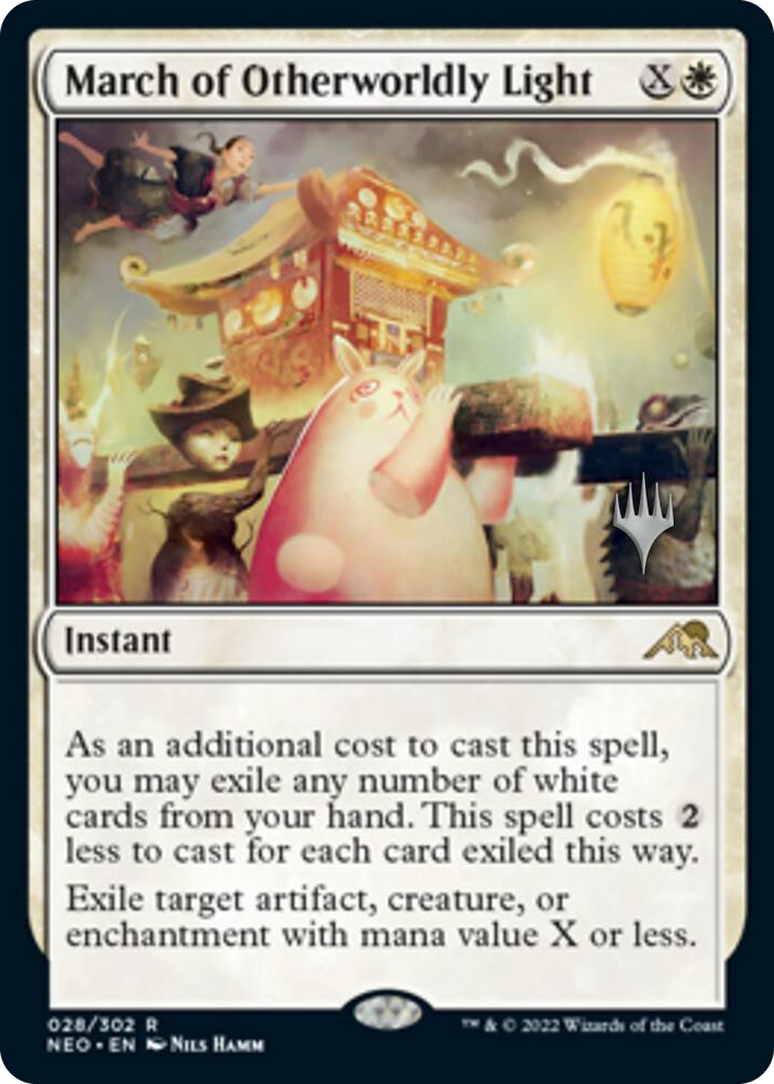 0028 March of Otherworldly Light R Promo Pack: Kamigawa: Neon Dynasty