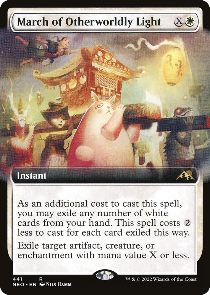 0441 March of Otherworldly Light (Extended Art) R Kamigawa: Neon Dynasty