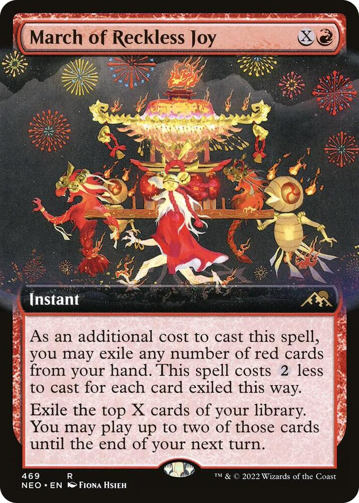 0469 March of Reckless Joy (Extended Art) R Kamigawa: Neon Dynasty