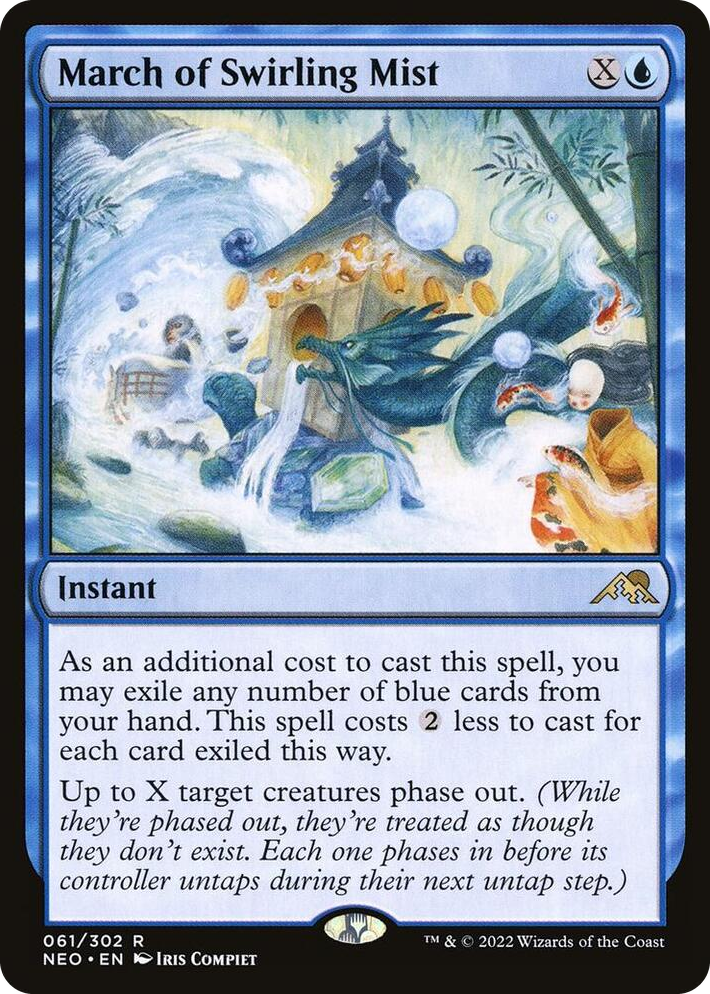 0061 March of Swirling Mist R Kamigawa: Neon Dynasty