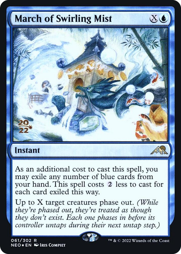March of Swirling Mist #61 R - Prerelease Cards Pokemon card
