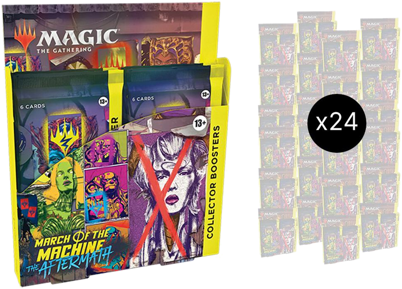 March of the Machine: The Aftermath - Collector Booster Display Master Case - March of the Machine: The Aftermath sealed product