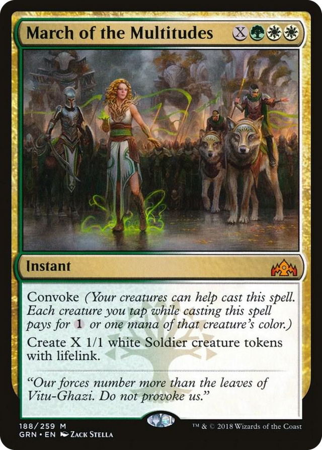 0188 March of the Multitudes M Guilds of Ravnica