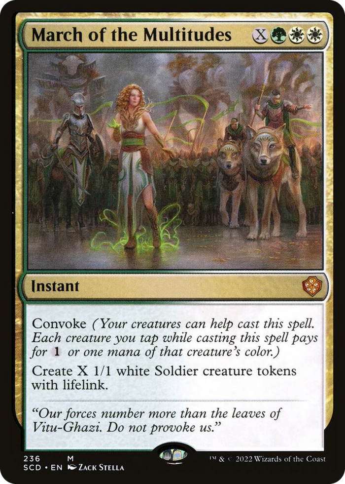 March of the Multitudes #236 M - Starter Commander Decks Pokemon card