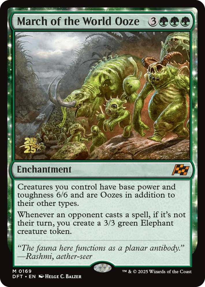 0169 March of the World Ooze M Prerelease Cards