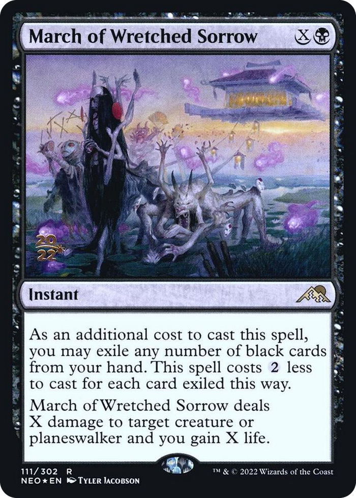 March of Wretched Sorrow #111 R - Prerelease Cards Pokemon card