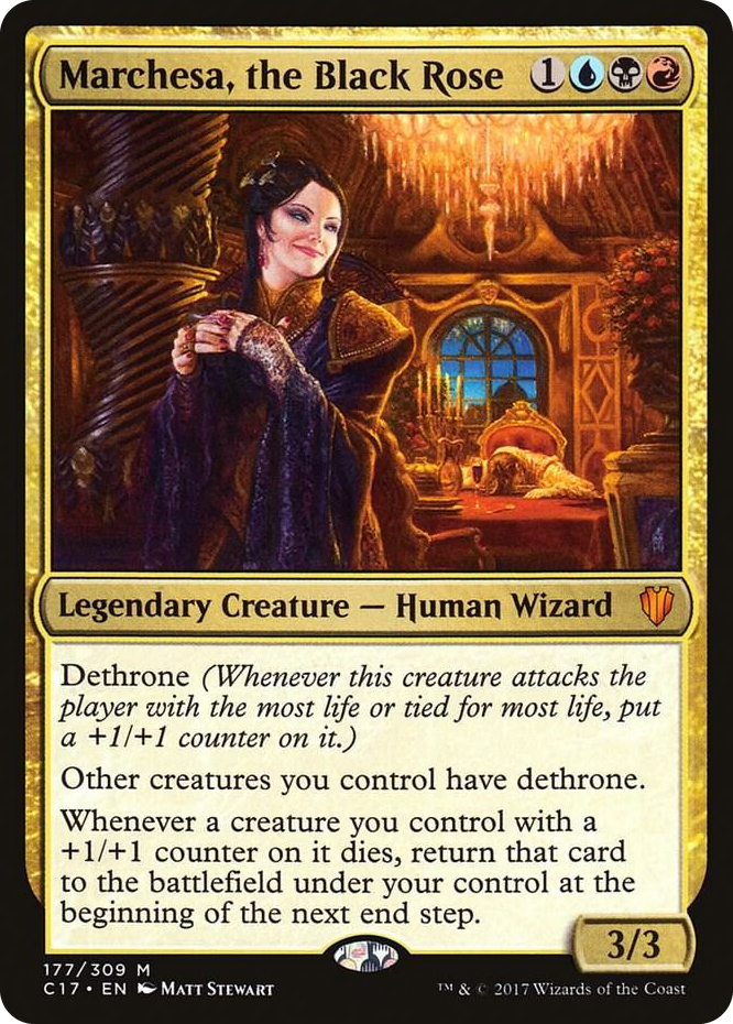 0177 Marchesa, the Black Rose M Commander 2017