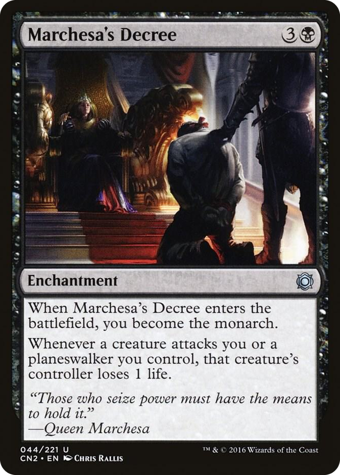 Marchesa's Decree #44 U - Conspiracy: Take the Crown Pokemon card