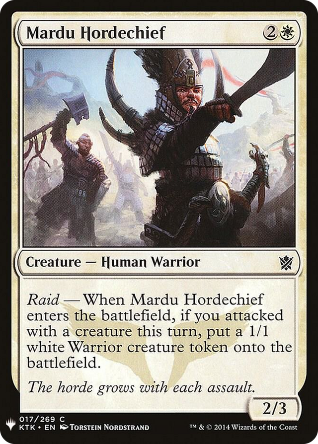 0017 Mardu Hordechief C The List Reprints