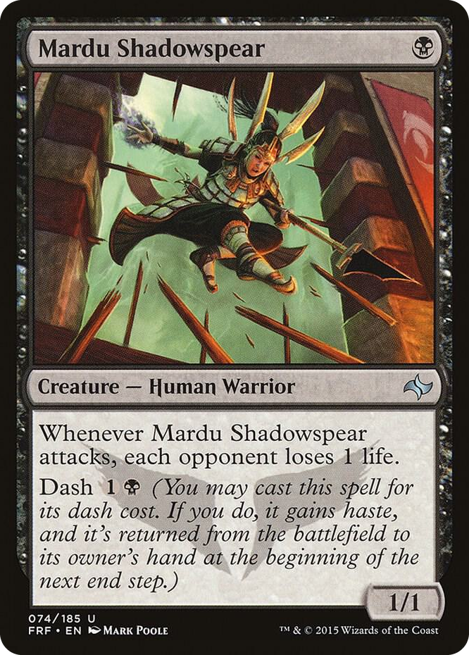 0074 Mardu Shadowspear U Fate Reforged