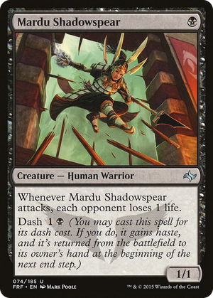 0074 Mardu Shadowspear U Fate Reforged