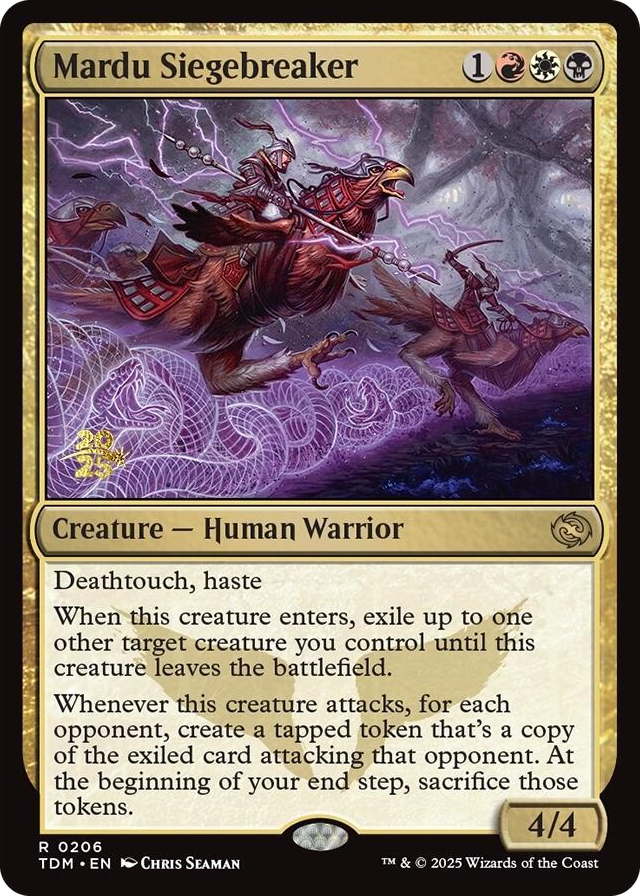 Mardu Siegebreaker #206 R - Prerelease Cards Pokemon card