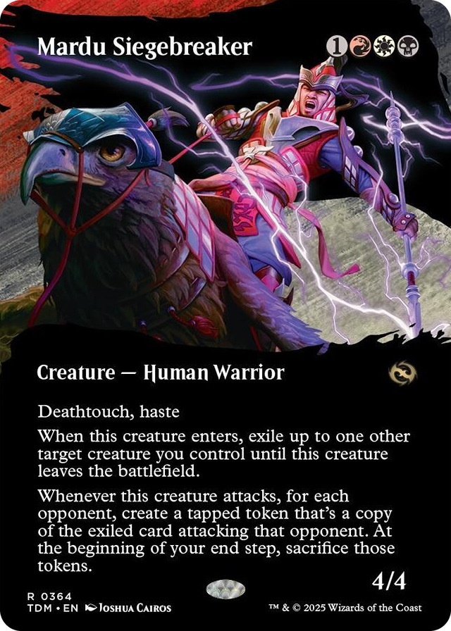 0364 Mardu Siegebreaker (Borderless) R Dragonstorm