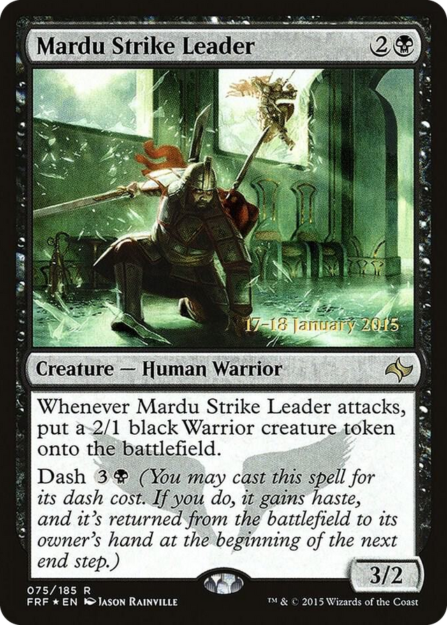 0075 Mardu Strike Leader R Prerelease Cards