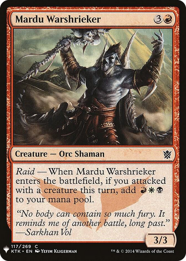 0117 Mardu Warshrieker C The List Reprints