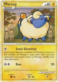 0013 Mareep (#13) Common HGSS Trainer Kit: Gyarados & Raichu