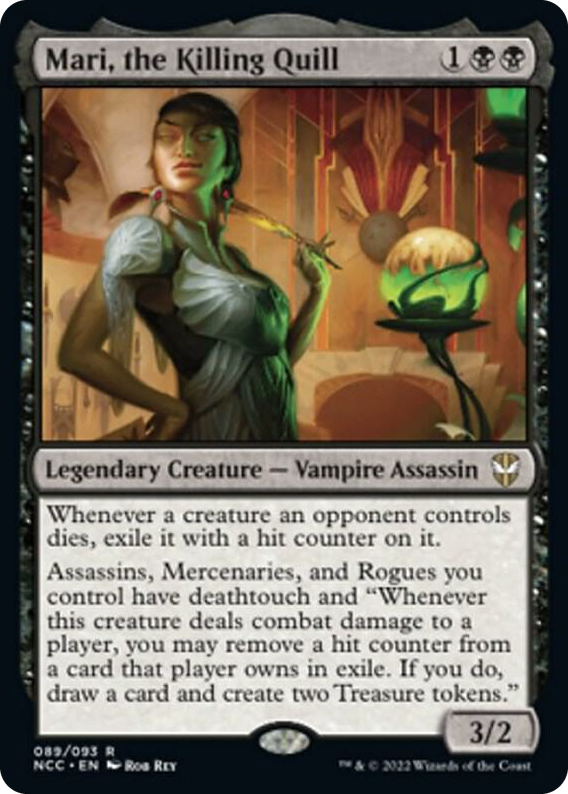 0089 Mari, the Killing Quill R Commander: Streets of New Capenna