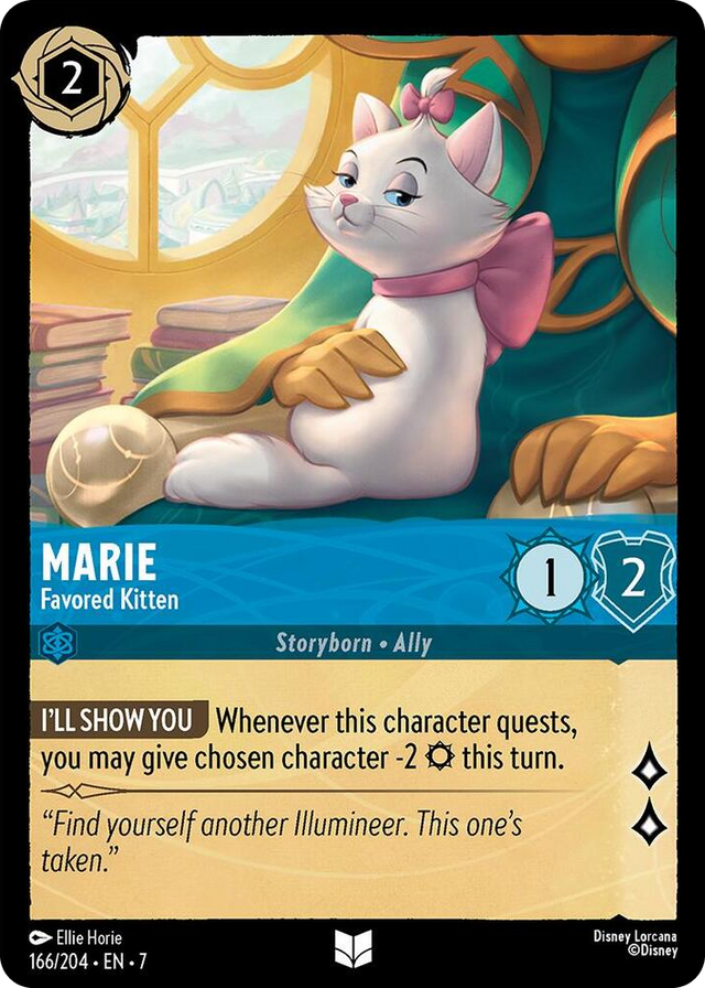 0166 Marie - Favored Kitten Uncommon Archazia's Island