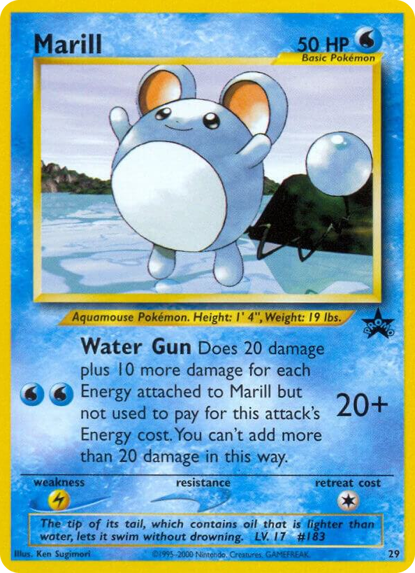 0029 Marill Promo WoTC Promo