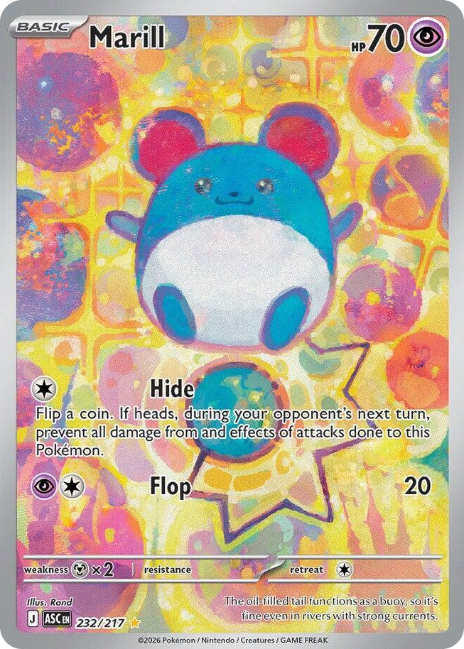 0232 Marill Illustration Rare Ascended Heroes