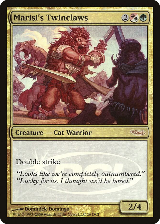 0026 Marisi's Twinclaws P WPN & Gateway Promos