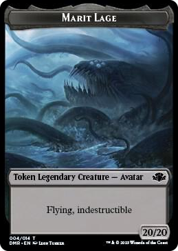 0004 Marit Lage Token T Dominaria Remastered